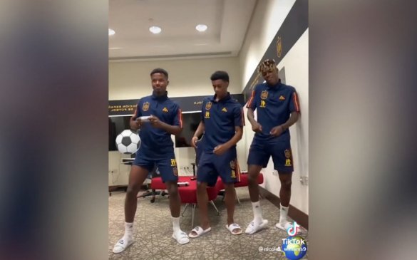 ესპანელები ვარჯიშის შემდეგ აცეკვდნენ